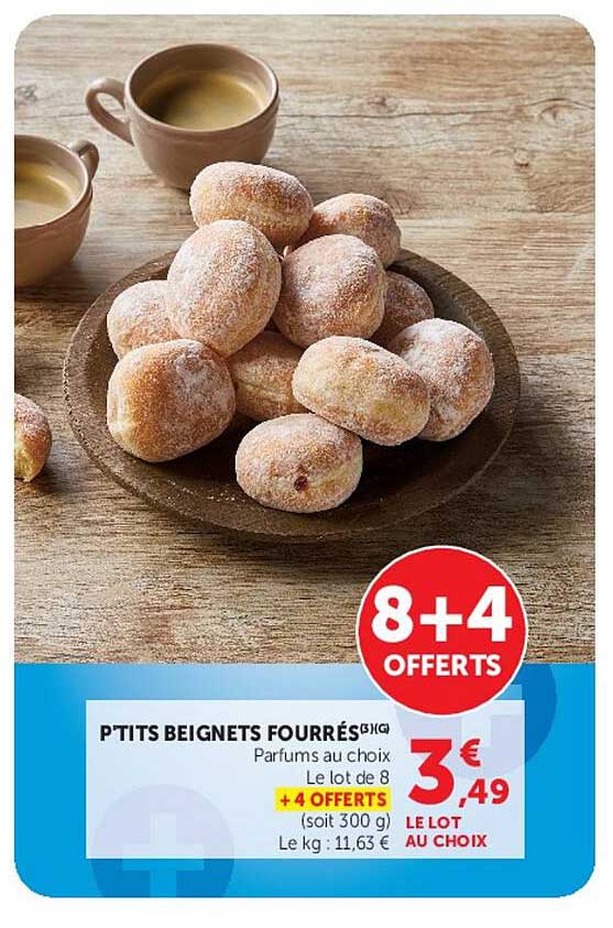P'TITS BEIGNETS FOURRÉS (5) (G)