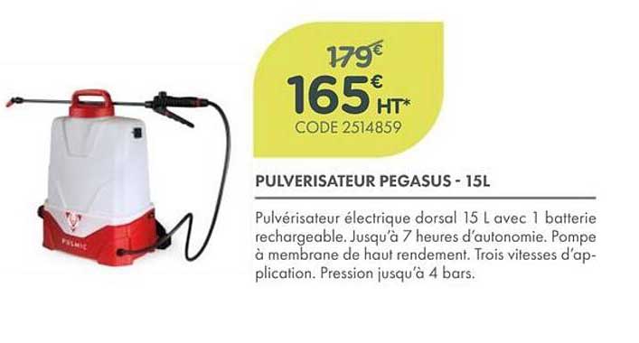 PULVERISATEUR PEGASUS - 15L