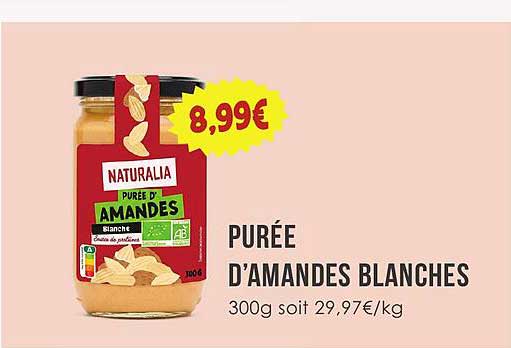 PURÉE D’AMANDES BLANCHES