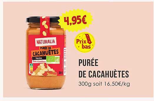 PURÉE DE CACAHUÈTES