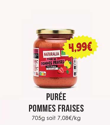 PURÉE POMMES FRAISES