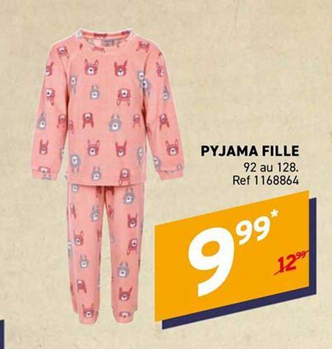 PYJAMA FILLE 92 au 128. Ref 1168864