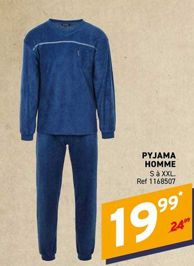 PYJAMA HOMME S à XXL. Ref 1168507