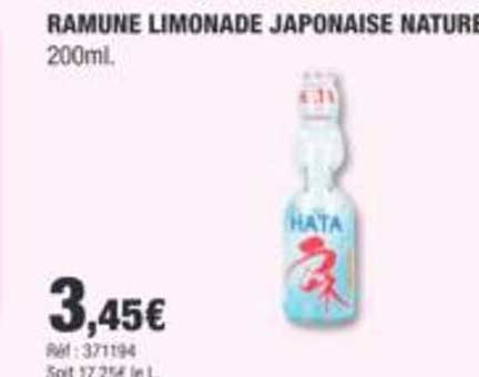 RAMUNE LIMONADE JAPONAISE NATURE 200ml