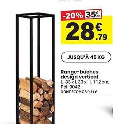 RANGE-BÛCHES DESIGN VERTICAL