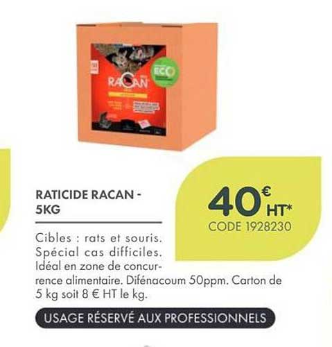 RATICIDE RACAN - 5KG