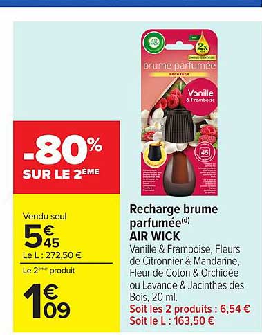 Recharge brume parfumée AIR WICK