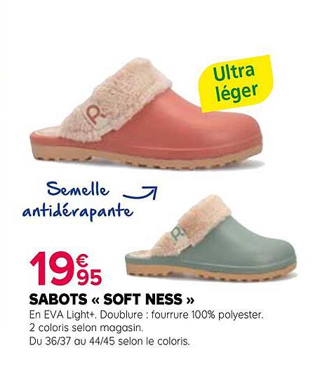 SABOTS « SOFT NESS »