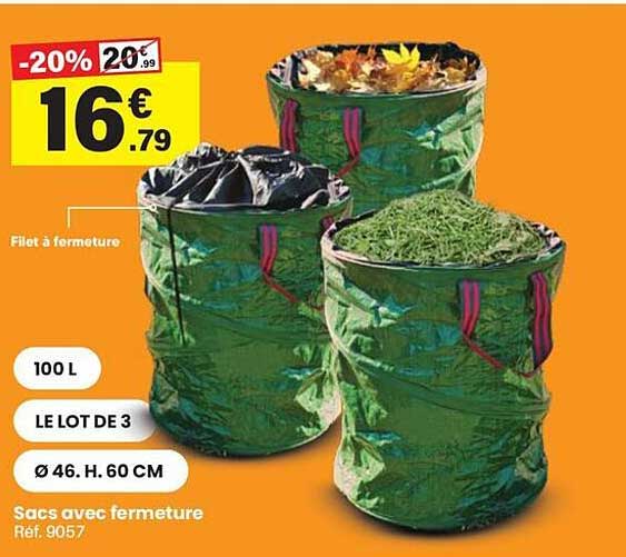 Sacs avec fermeture