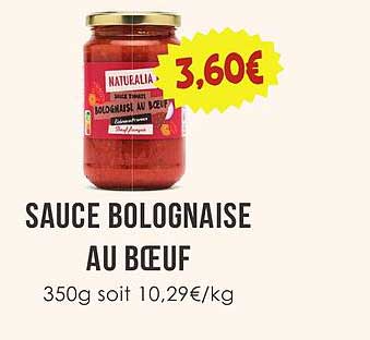 SAUCE BOLOGNAISE AU BŒUF