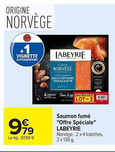 Saumon fumé "Offre Spéciale" LABEYRIE