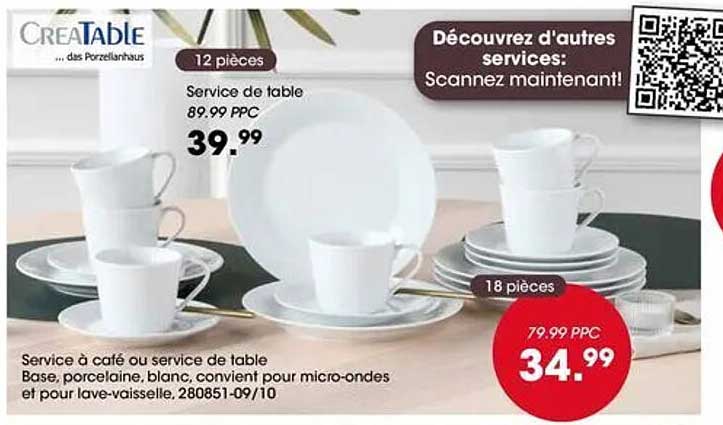 Service de table