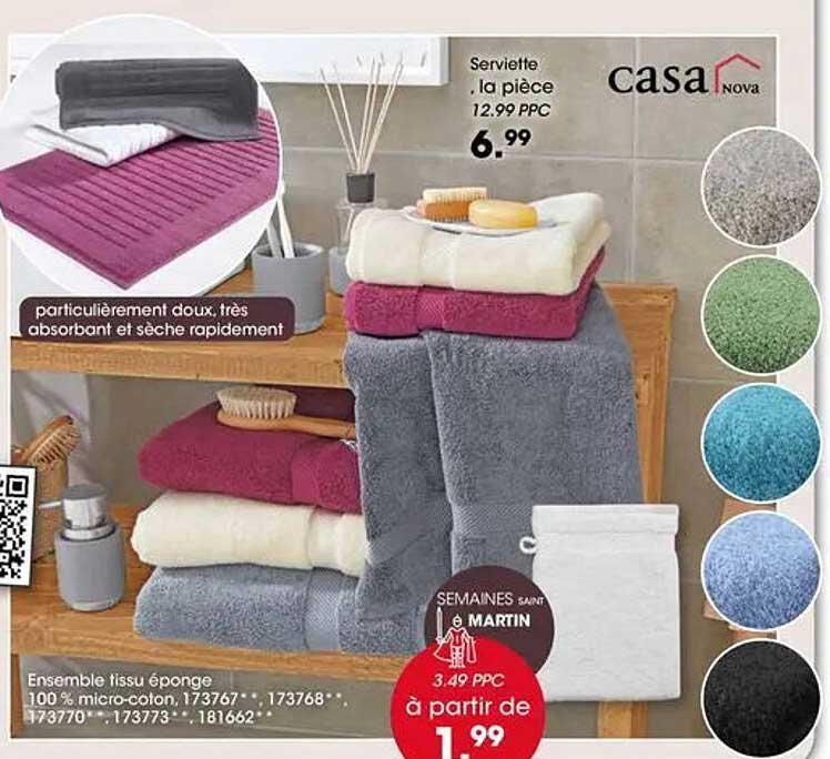 Serviette la pièce
