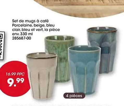 Set de mugs à café