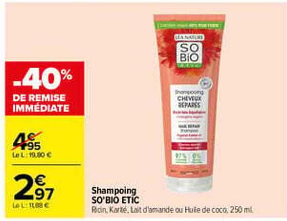 Shampoing SO'BIO ETIC