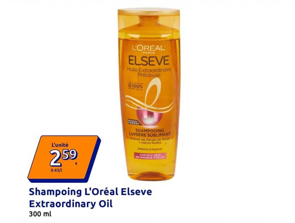 Shampooing L'Oréal Elseve Extraordinary Oil 300 ml