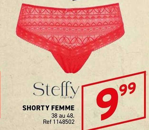 SHORTY FEMME 38 au 48. Ref 1148502
