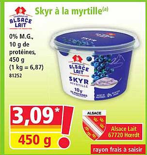 Skyr à la myrtille(a)