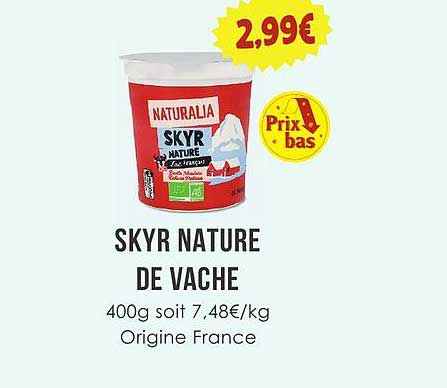 SKYR NATURE DE VACHE