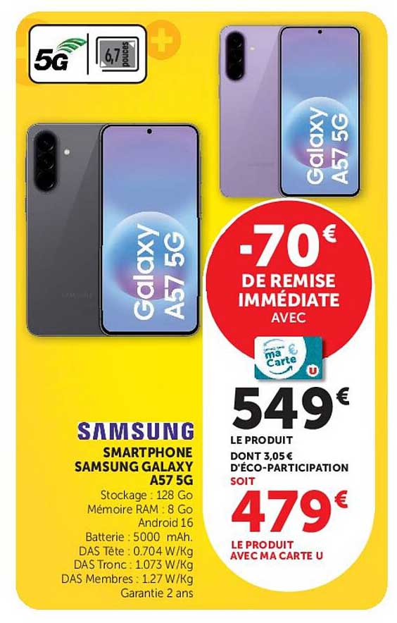 SMARTPHONE SAMSUNG GALAXY A57 5G
