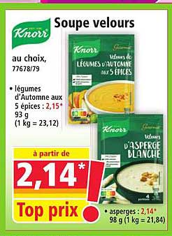Soupe velours