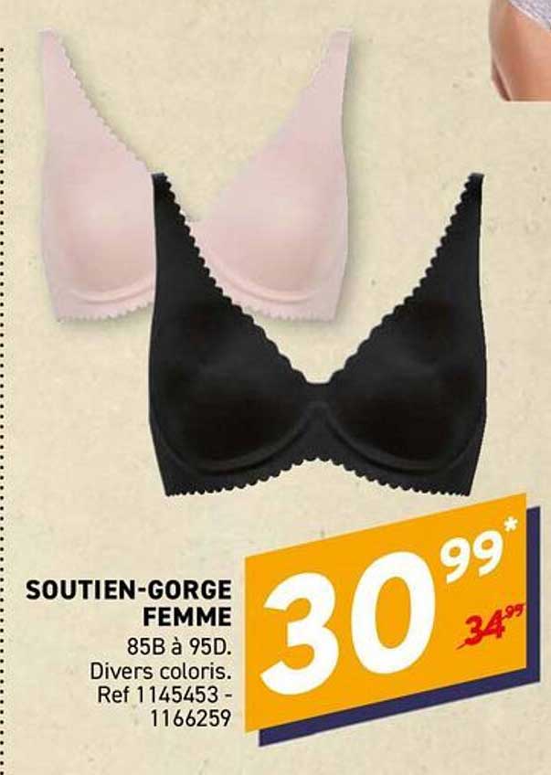 SOUTIEN-GORGE FEMME 85B à 95D. Divers coloris. Ref 1145453 - 1166259