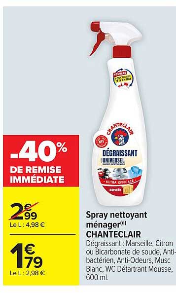 Spray nettoyant ménager® CHANTECLAIR