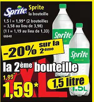 Sprite la bouteille