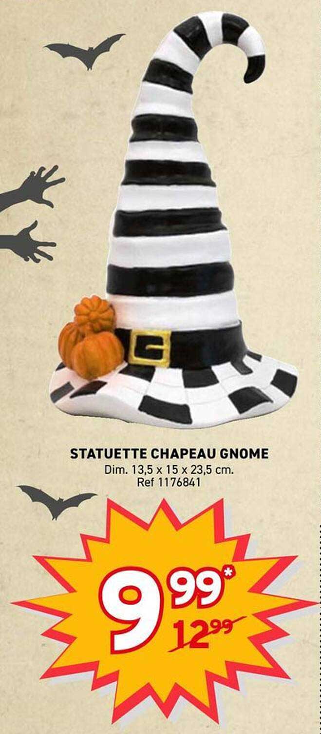 STATUETTE CHAPEAU GNOME