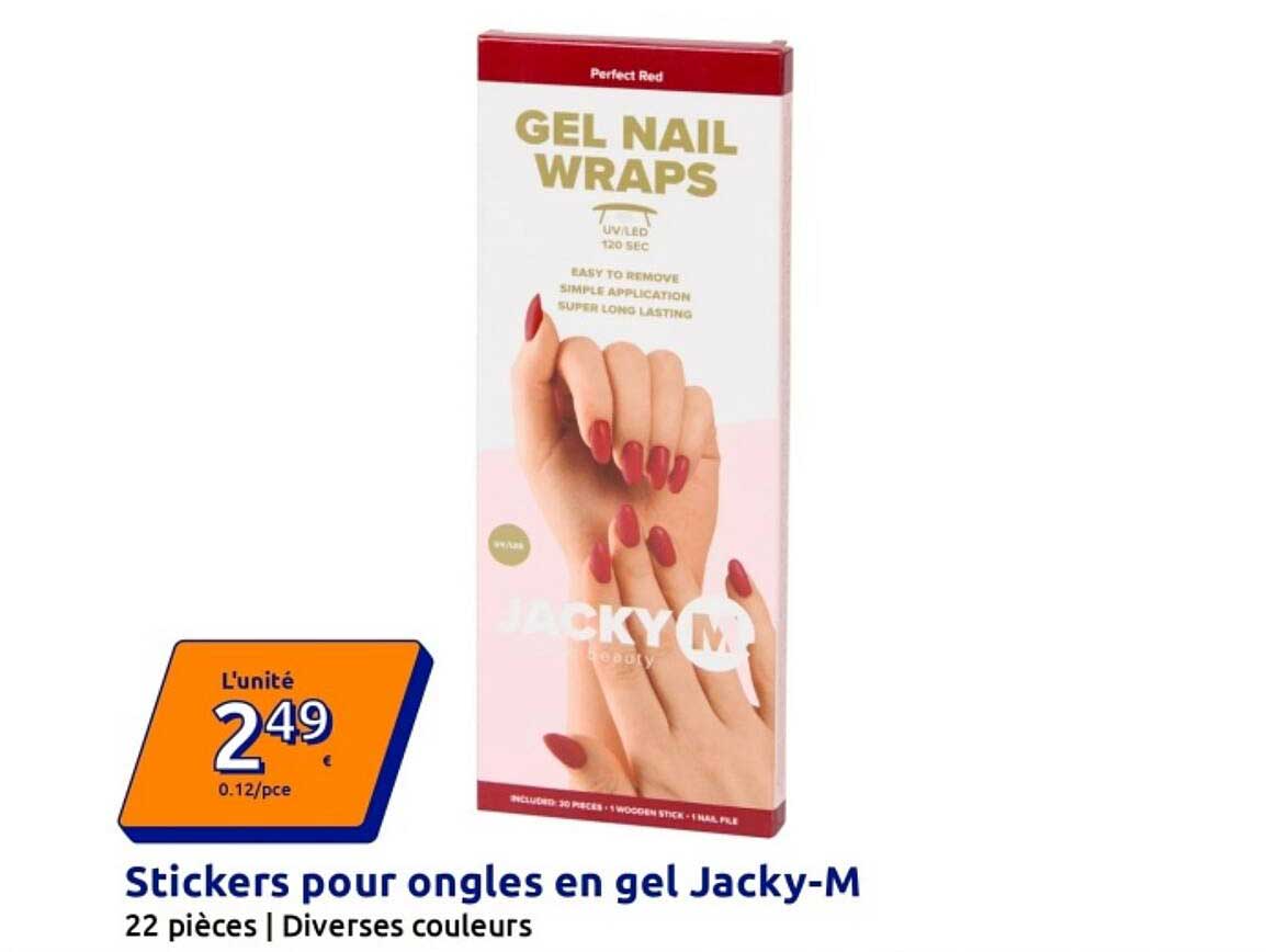 Stickers pour ongles en gel Jacky-M