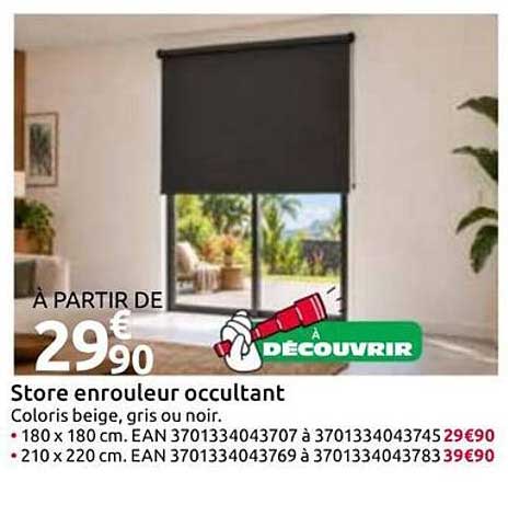 Store enrouleur occultant