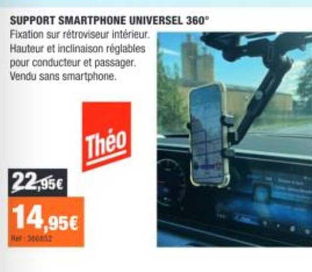 SUPPORT SMARTPHONE UNIVERSEL 360°