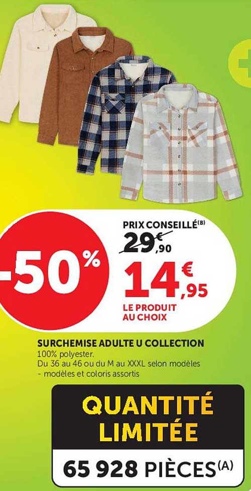 SURCHEMISE ADULTE U COLLECTION