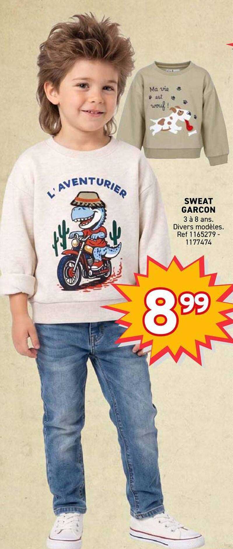 SWEAT GARCON