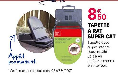 TAPETTE À RAT SUPER CAT