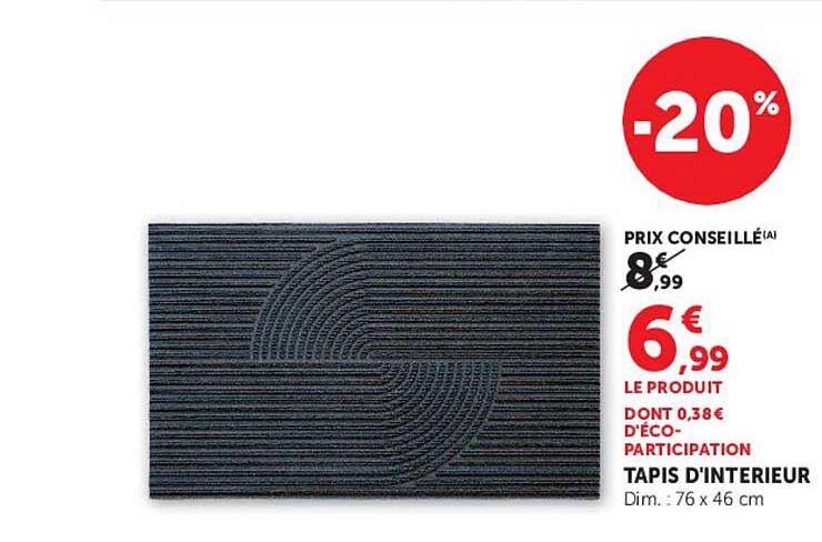 TAPIS D'INTERIEUR