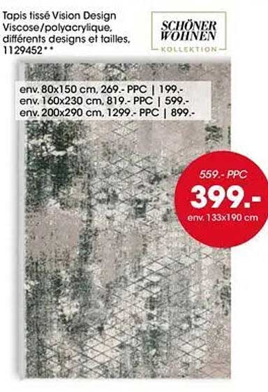 Tapis tissé Vision Design