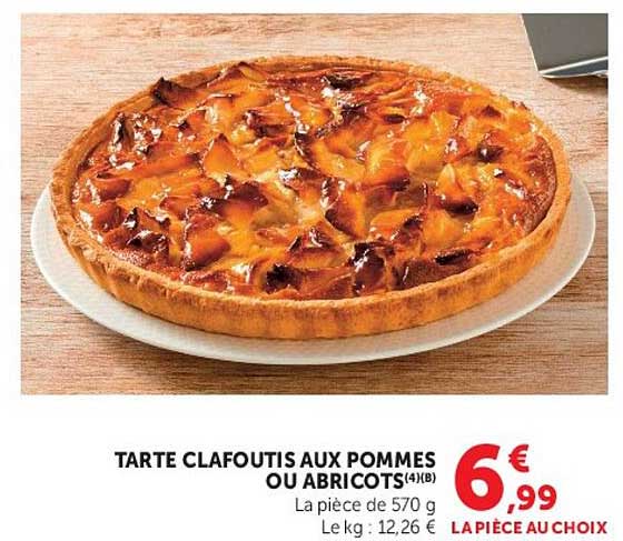 TARTE CLAFOUTIS AUX POMMES OU ABRICOTS