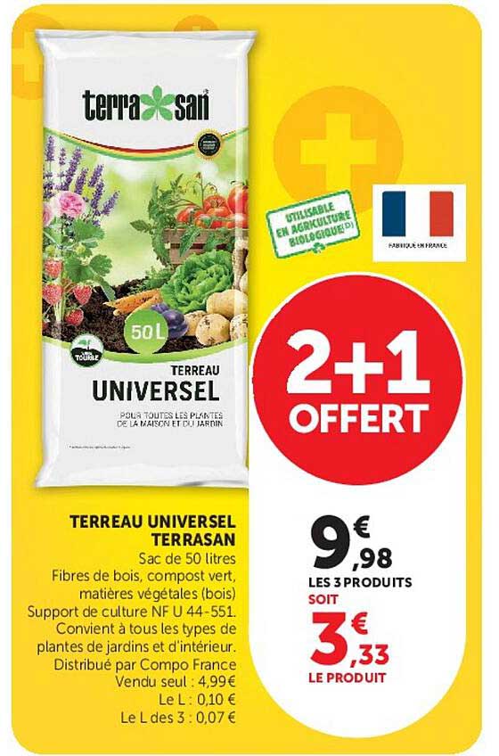 TERREAU UNIVERSEL TERRASAN