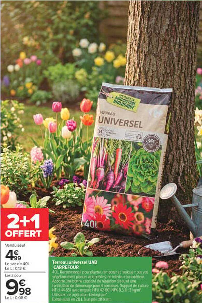 Terreau universel UAB CARREFOUR