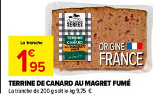 TERRINE DE CANARD AU MAGRET FUMÉ