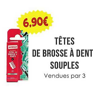 TÊTES DE BROSSE À DENT SOUPLES