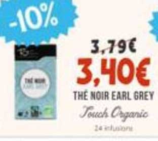 THÉ NOIR EARL GREY Touch Organic 24 infusions
