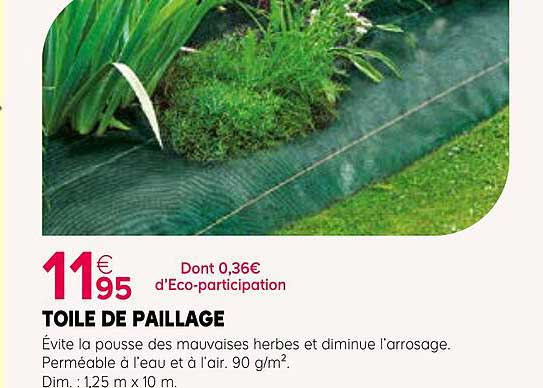 TOILE DE PAILLAGE
