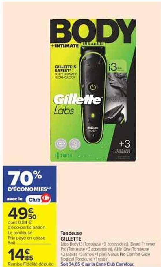 Tondeuse GILLETTE