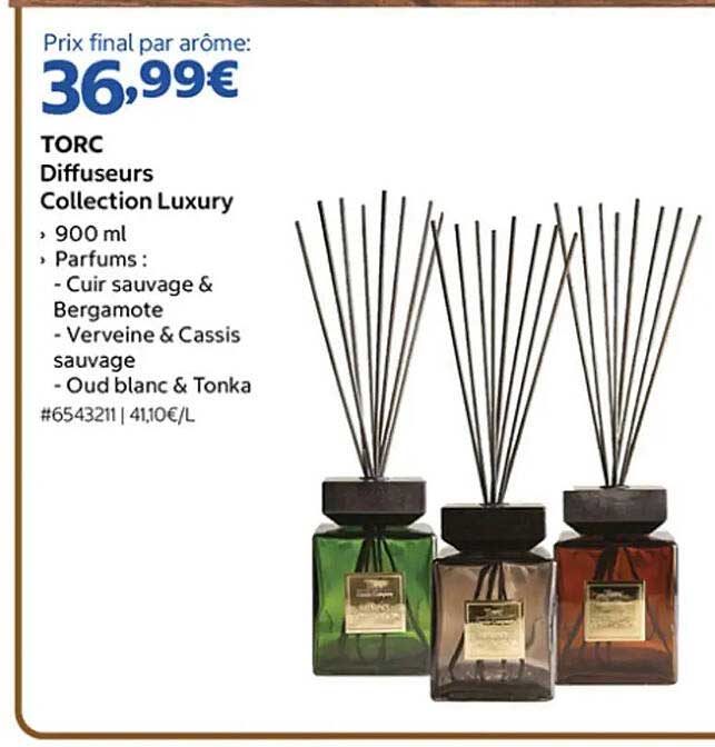 TORC Diffuseurs Collection Luxury