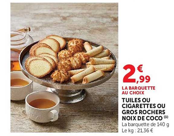 TUILES OU CIGARETTES OU GROS ROCHERS NOIX DE COCO (3)
