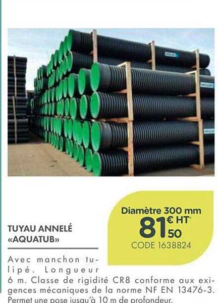 TUYAU ANNELÉ «AQUATUB»