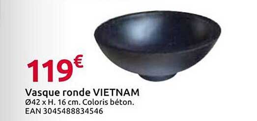 Vasque ronde VIETNAM