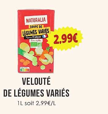 VELOUTÉ DE LÉGUMES VARIÉS